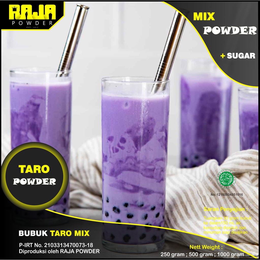 

Bubuk Taro Bubuk Minuman Taro Powder 250 gram