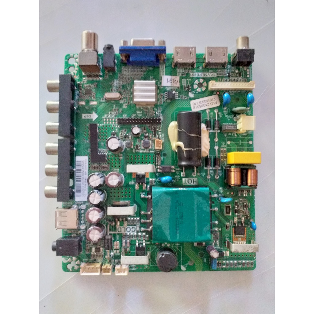 MB mainboard PLD 24T8511C Modul mesin TV Polytron PSU Regulator PLD 24T8511C