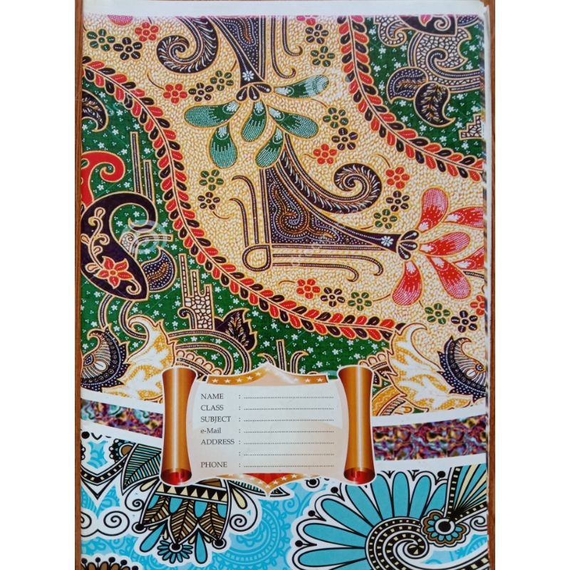 

sampul buku batik