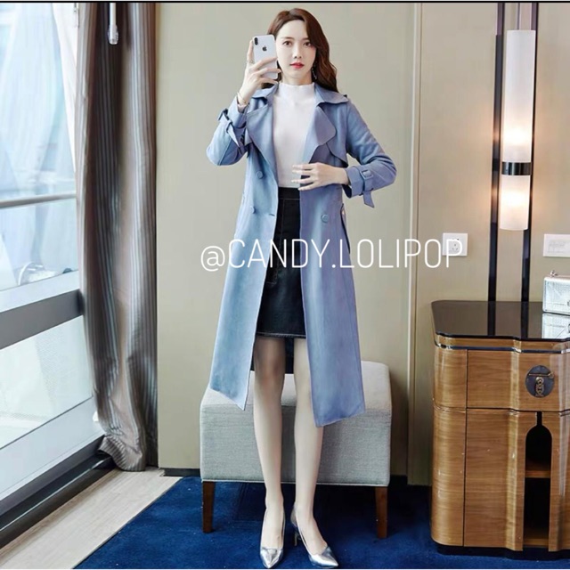 LONG CARDIGAN BAHAN SUEDE IMPORT PREMIUM BANGKOK