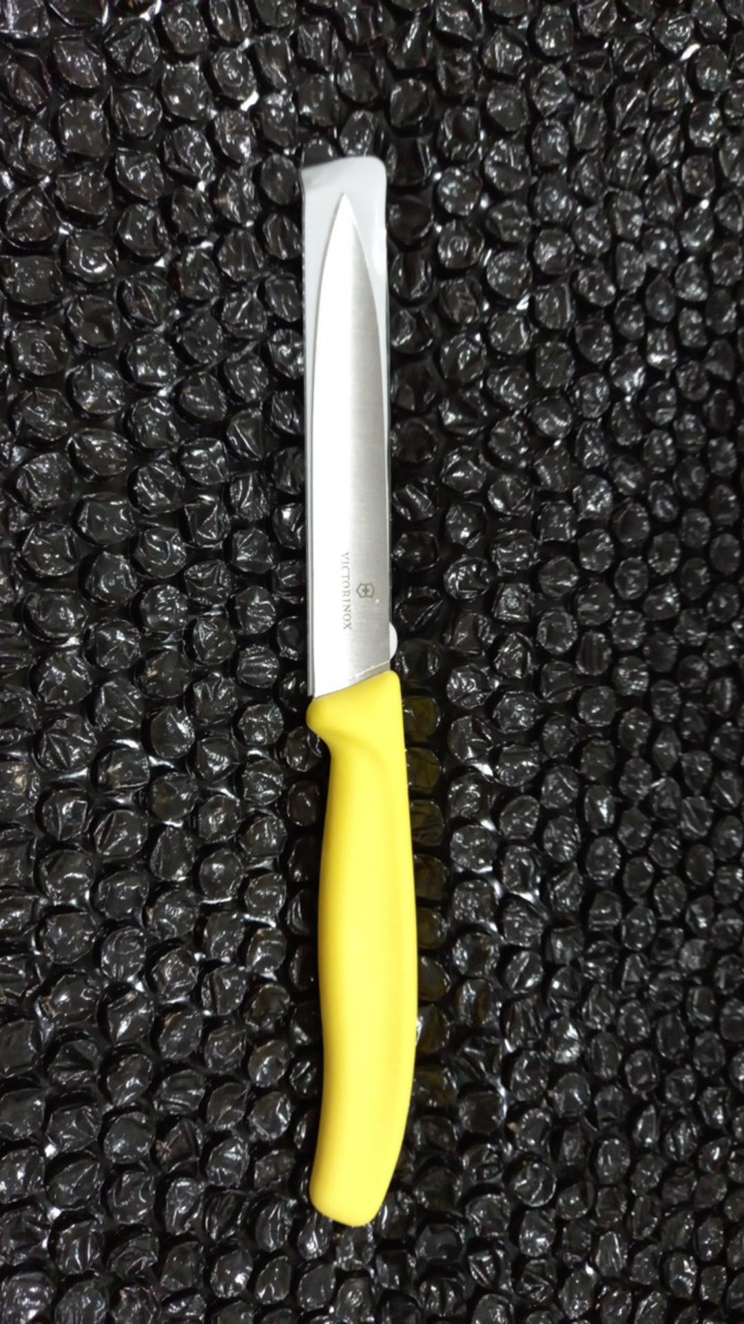 Pisau Dapur 10cm Victorinox Gagang Lengkung Diujung Gagangnya