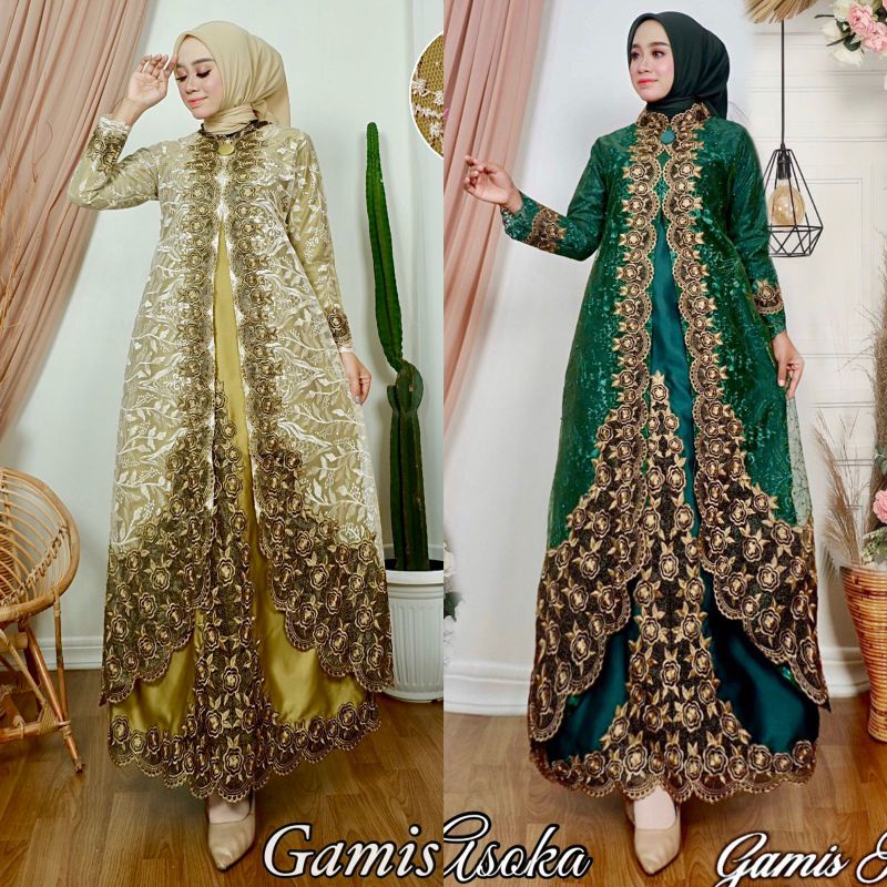 BEST SELLER//GAMIS ASOKA UKURAN M-JOMBO(LD 120CM)//SERAGAMAN KELUARGA//BAJU PESTA LAMARAN//BAJU LEBARAN//BAJU KONDANGAN//KEBAYA WISUDA//KEBAYA MODERN//KEBAYA ORIGINAL//ORIGINAL By Pelangi Jaya//MDHBROTHER