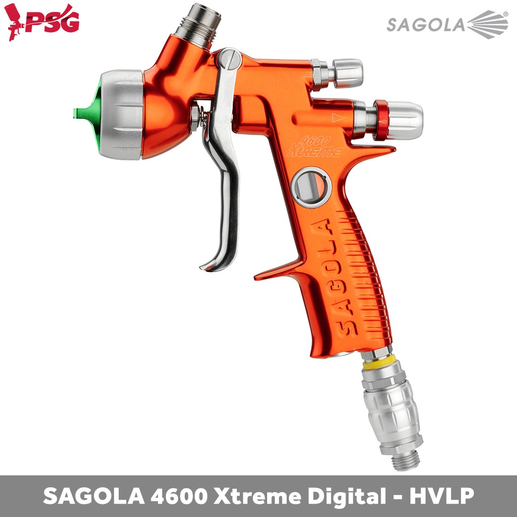 Sagola 4600 Xtreme Digital Gravity Spraygun Set - HVLP