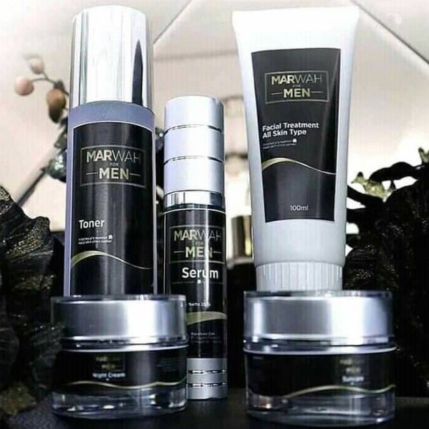 Marwah Men Skincare Perawatan Wajah Untuk Pria Laki Laki Cowok