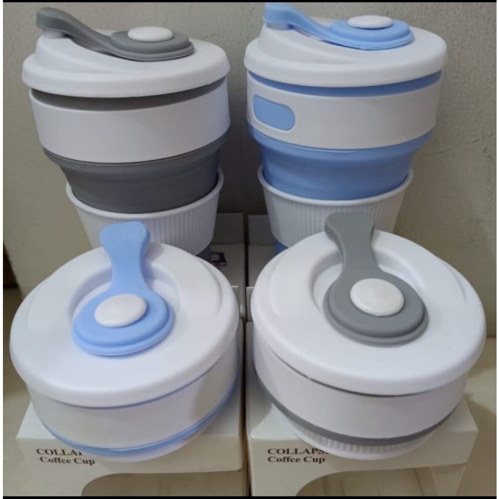 gelas silikon lipat / gelas murah / gelas lipat / gelas silikon