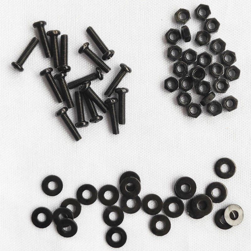 SILIKON MIKA PLUS BAUT MUR RING TRANSISTOR HITAM P M3X12 MIKA TR SET