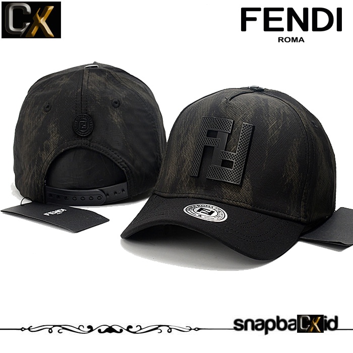 Topi Fendi Black Green Premium Import CX