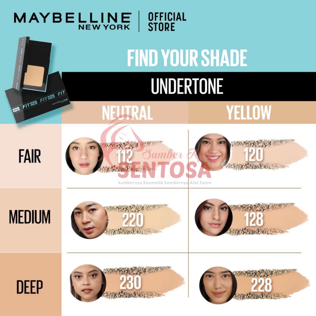 MAYBELLINE FIT ME MATTE AND PORELESS 24HR OIL CONTROL POWDER FOUNDATION