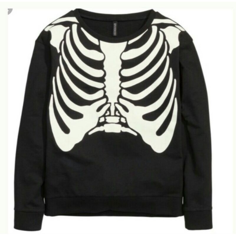 SWEATER H&M SKELETON