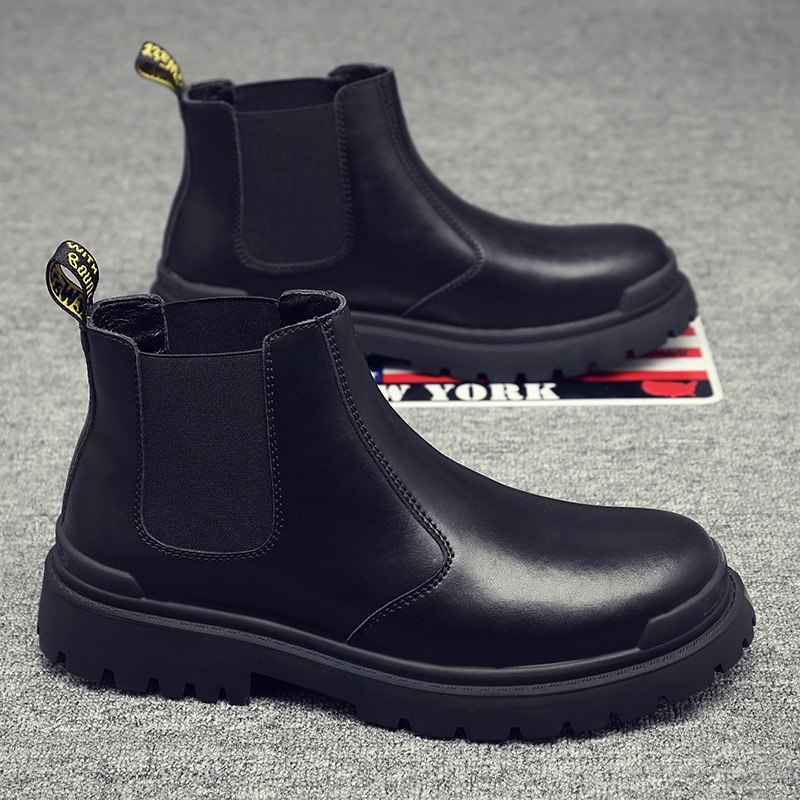 Sepatu Martin Boot Dr. Martens Sepatu Pria 2021 British Tinggi  Sepatu Pria Pertengahan  Kasual Tren