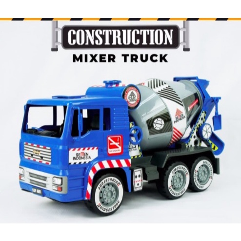 SIAP KIRIM Kgp 8081 Mainan Mobil Konstruksi Mixer TruckMobil Molen - Kuning BERKUALITAS