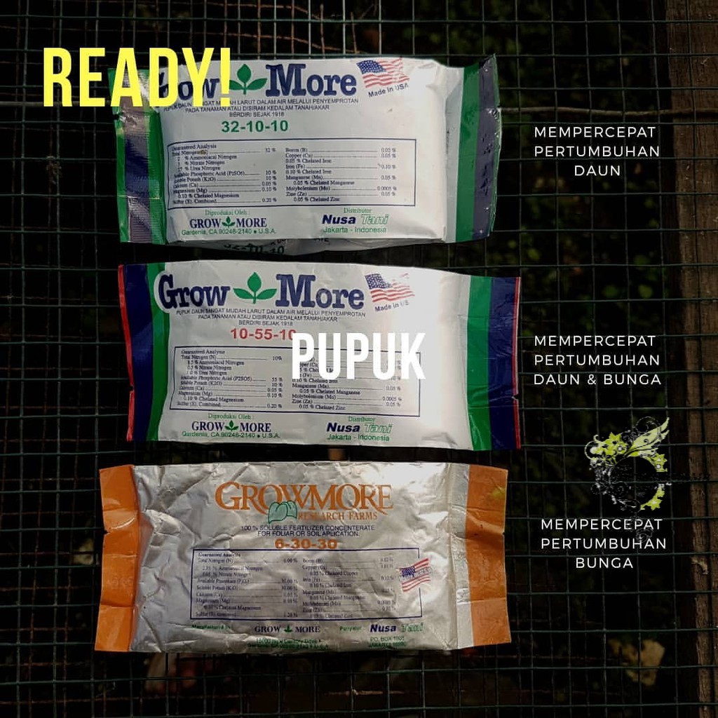 Pupuk Anggrek - Growmore 100gr