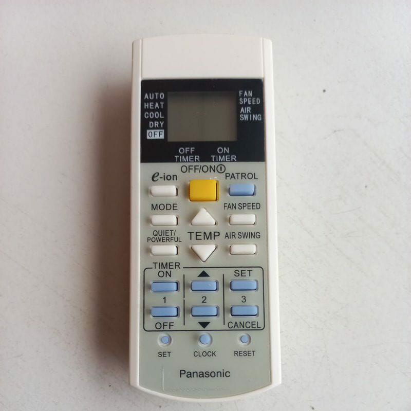 REMOT AC PANASONIC e-ion patrol