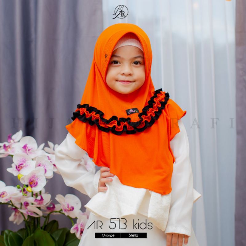 hijab instan kids arrafi jikbab instan anak kerudung anak arrafi 513