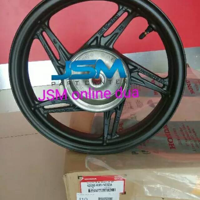 42650-K81-N00ZA VELG RACING BEAT FI ESP 2016 BEAT STREET ORI AHM BELAKANG