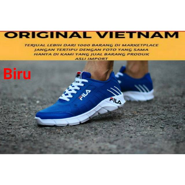 ORI SKECHERS GORUN 400 SPORT LACE UP MEN SEPATU PRIA ORIGINAL - BIRU, 44