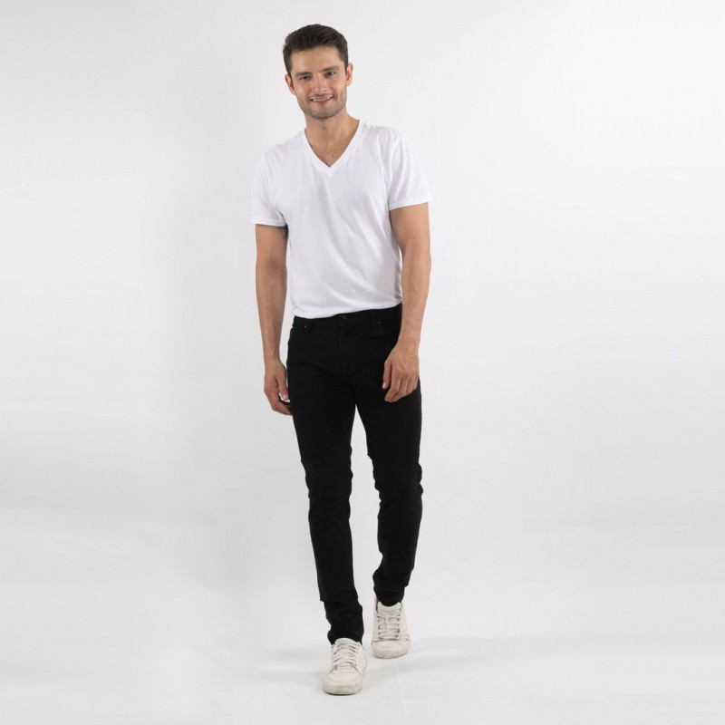 Edwin Celana Chinos Pria Paris Slim Fit Stretch Black