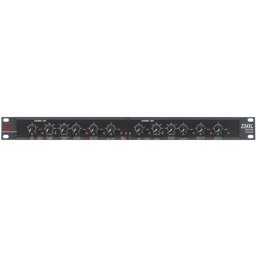 Crossover DBX 234 XL - DBX 234 XS Audio Processor