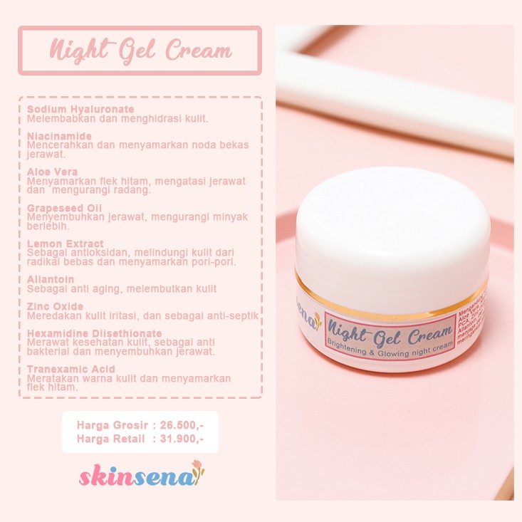 Night Cream BPOM - Skinsena