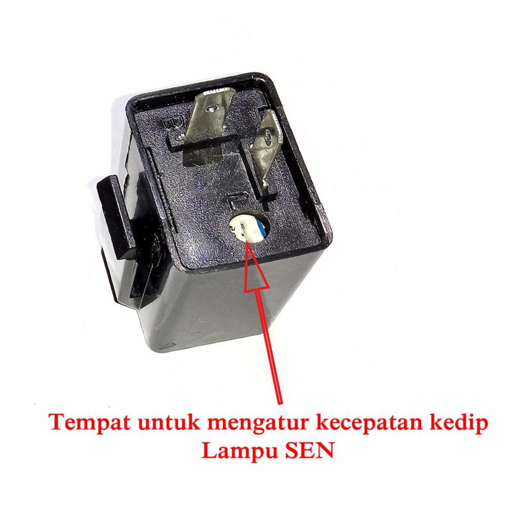 Relay Flasher Sen Buzzer / Sein Bisa untuk Sen Lampu LED + Buzzer Bunyi Saat Sen Menyala