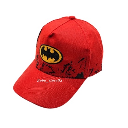 TopI Baseball Anak COWOK Logo SUPERHERO BORDIR Gaya HipHop Motif Kartun Gya Ko terbaru-2