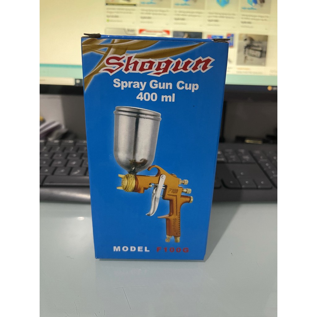 TABUNG SPRAY GUN SHOGUN F100G 400ml / SPRAY GUN CUP 400ml