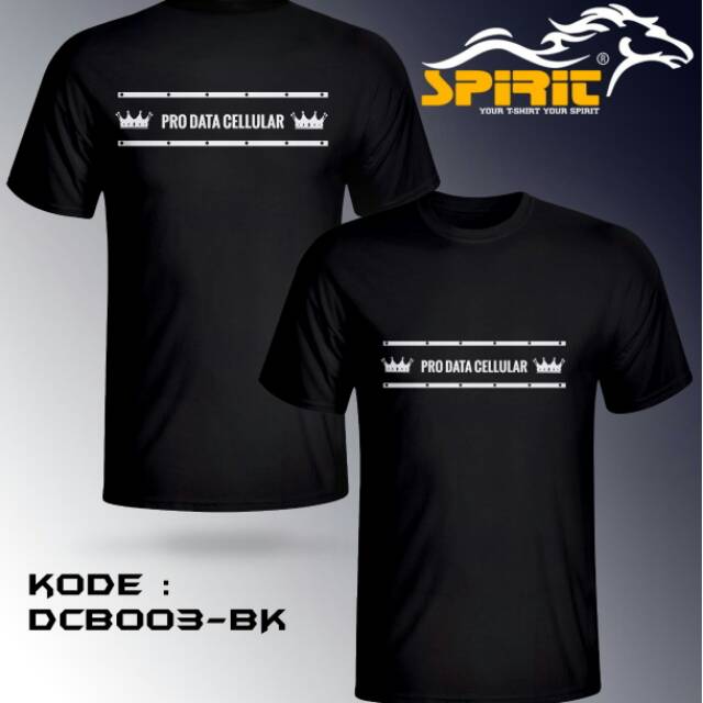 Jual DCB003 Baju Kaos Spirit T-Shirt || Buat Cetak Baju Satuan Komunitas  Pakai Nama Gambar Sendiri | Shopee Indonesia