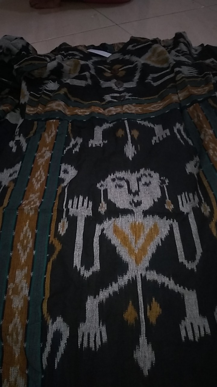 Gamis Maxi Batik Tenun By Butik Batik Solo Bahan Tenuni Kode Gamis Tenun Siren Maxy