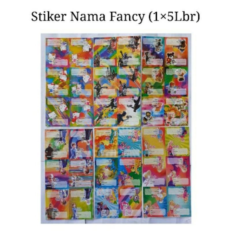 

Stiker Nama Fancy (1×5 lbr)