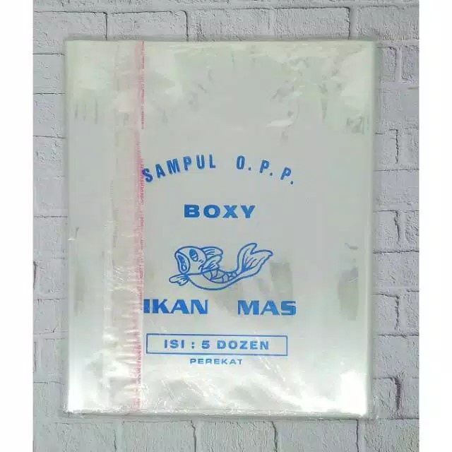 

Sampul Buku Plastik Ukuran Boxy OPP Ikan Mas