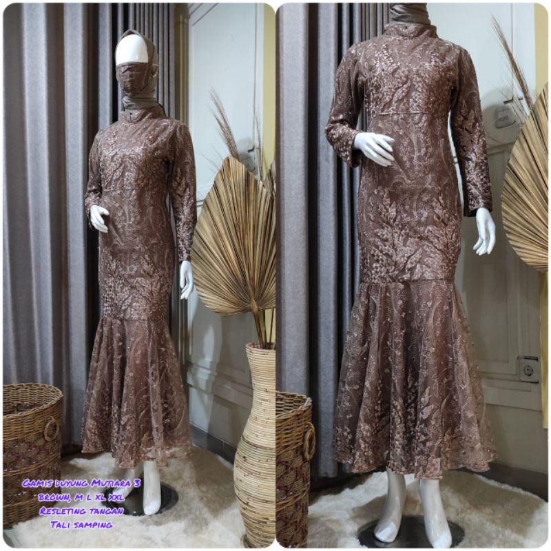 DRESS DUYUNG MUTIARA//GAMIS MUTIARA DUYUNG//GAMIS BURKAT//
