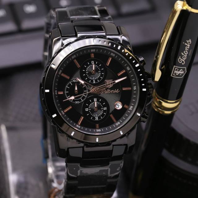 Jam Tangan Pria Tetonis Rantai Original Garansi 1 Tahun