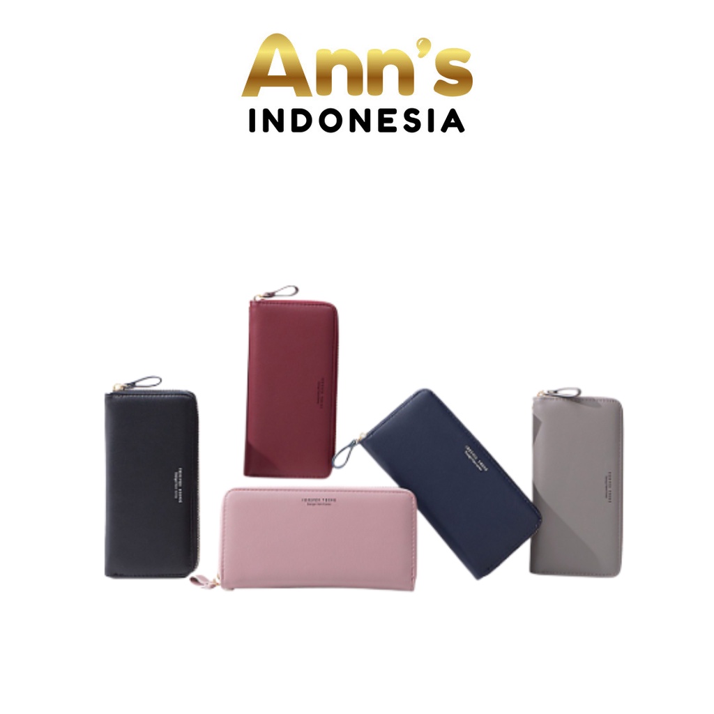 Ann's Dompet Panjang Wanita Tali Pendek Dompet Wanita Korean