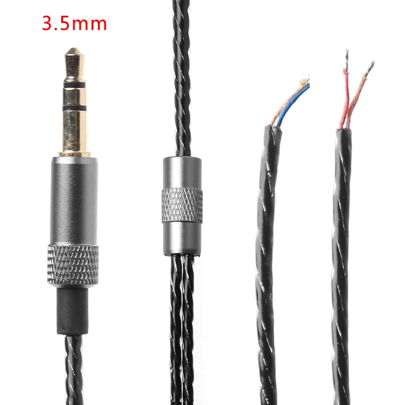 Bt DIY Kabel DIY Headphone 3.5mm Kabel Tanpa Kabel Mikrofon 1.8mm Cabang Garis Diameter Kabel