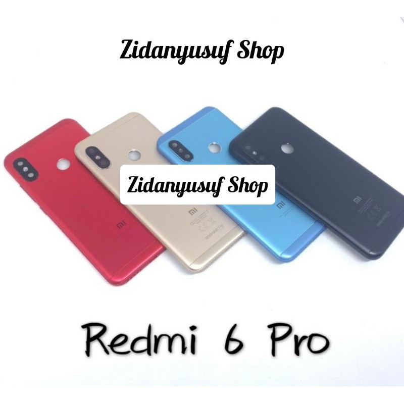 BACKDOOR BACK COVER KESING CASING HOUSING XIAOMI REDMI 6 PRO MIA2 LITE TUTUP BELAKANG ORIGINAL