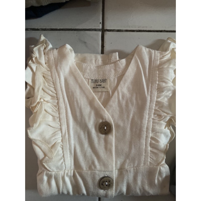 BOHOBABY BOHOPANNA FEBE DRESS TERUSAN ANAK BAYI-RICE
