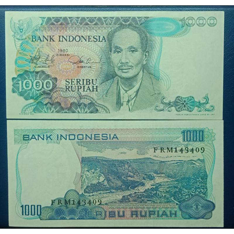 UANG 1000 RUPIAH SUTOMO TH 1980