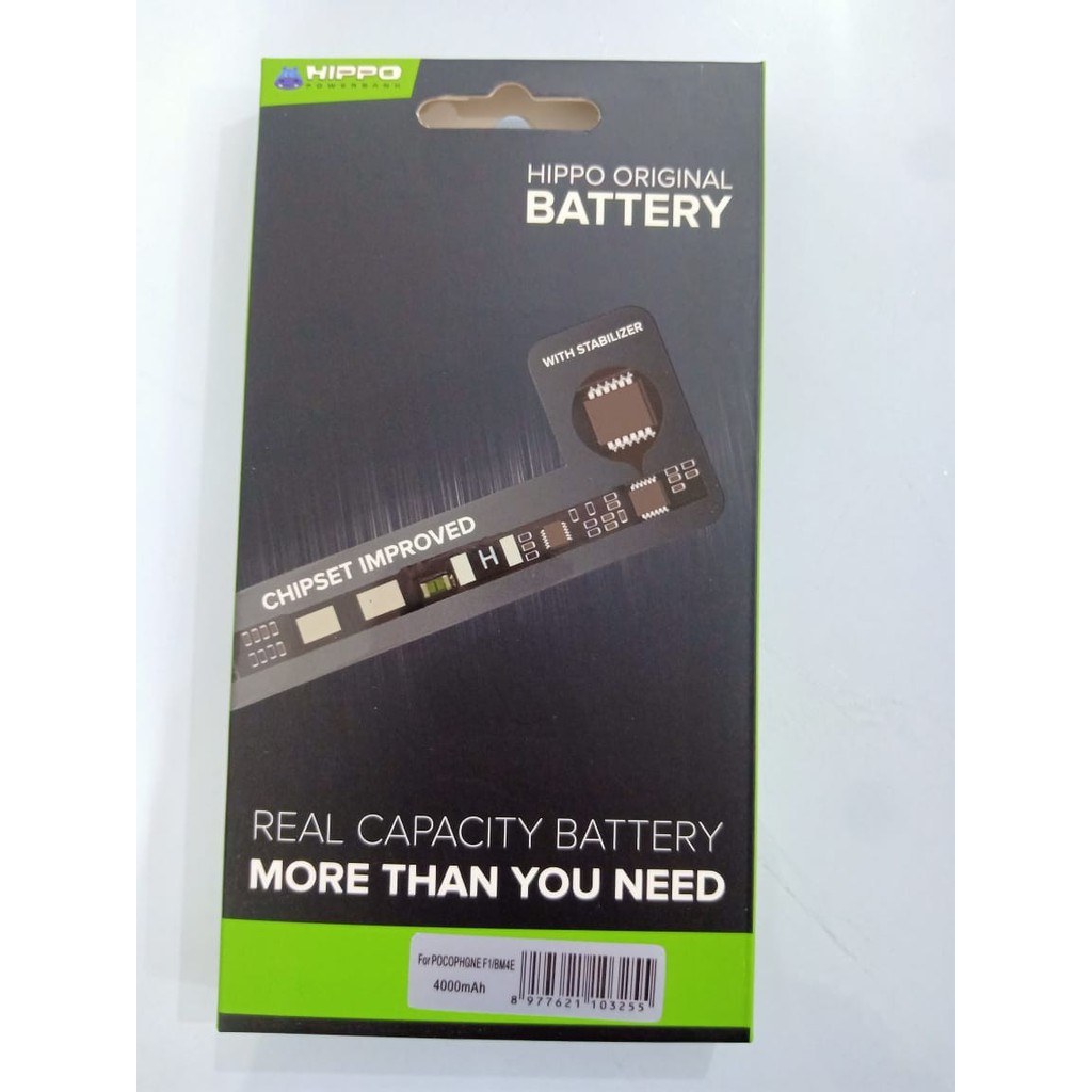 Baterai Batere Battery HIPPO Xiaomi POCOPHONE F1 BM4E BM 4E BM-4E