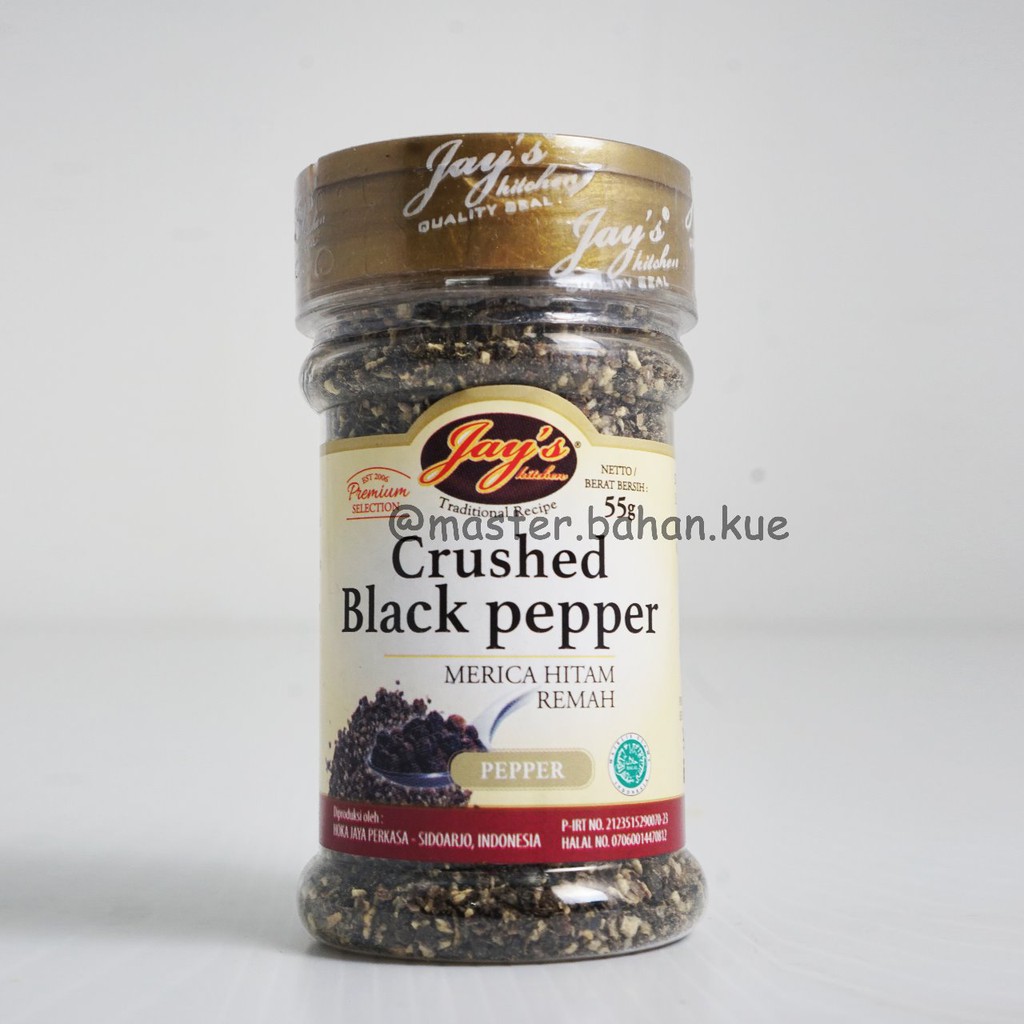 

Jay's Crushed Black Pepper / merica hitam remah 55g