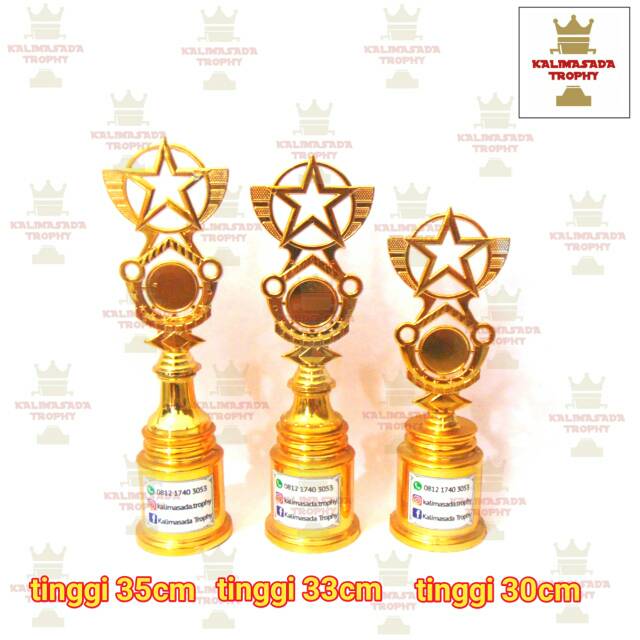 

PIALA SET // PIALA BINTANG // FULL GOLD // KODE KT 06