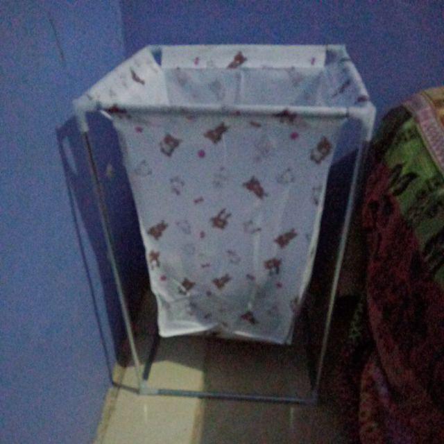 Keranjang Cucian Stand Baju Kotor | Laundry Bag Anti Air