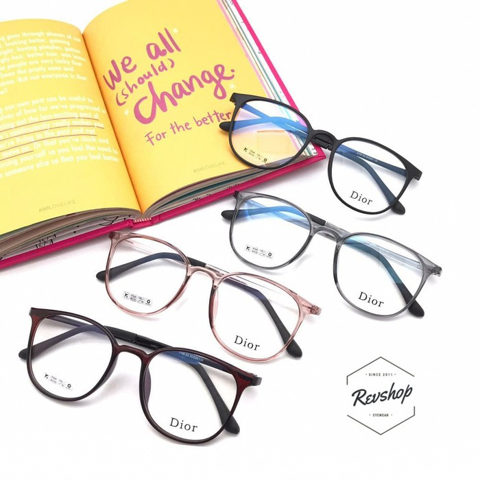 Frame Kacamata model korea DR2108 free lensa minus