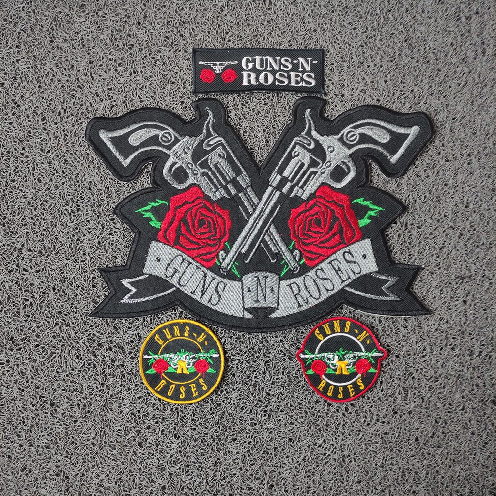 Patch Bordir Jahit Patch GUNS N ROSES / Emblem Logo Jahit