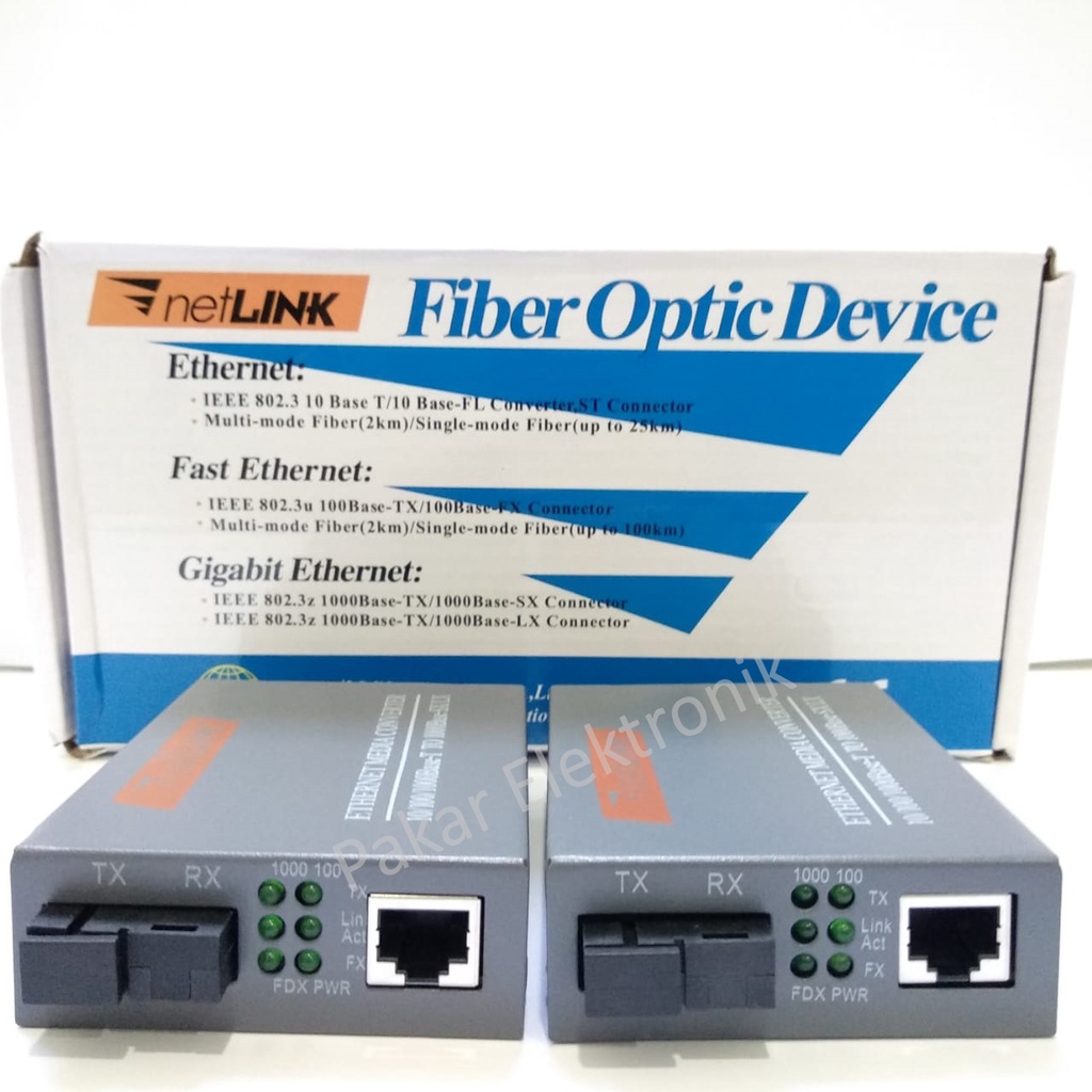 Netlink Media Converter HTB-GS-03 Gigabit Ethernet 10/100/1000 Mbps