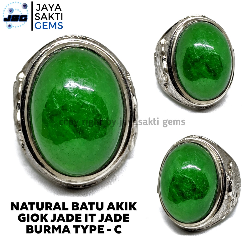 Natural Batu Akik Giok Burma Jade it Jade GBJ04