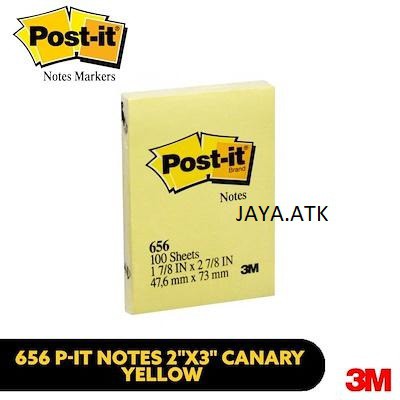 POST IT 3M 656 STICKY NOTES STICK NOTES POLOS MEMO TEMPEL MEMO CATATAN NOTES TEMPEL 2X3 IN