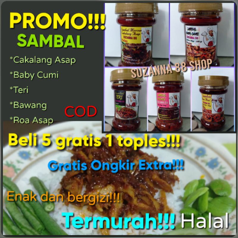 Sambal Baby Cumi,Teri Medan,Bawang