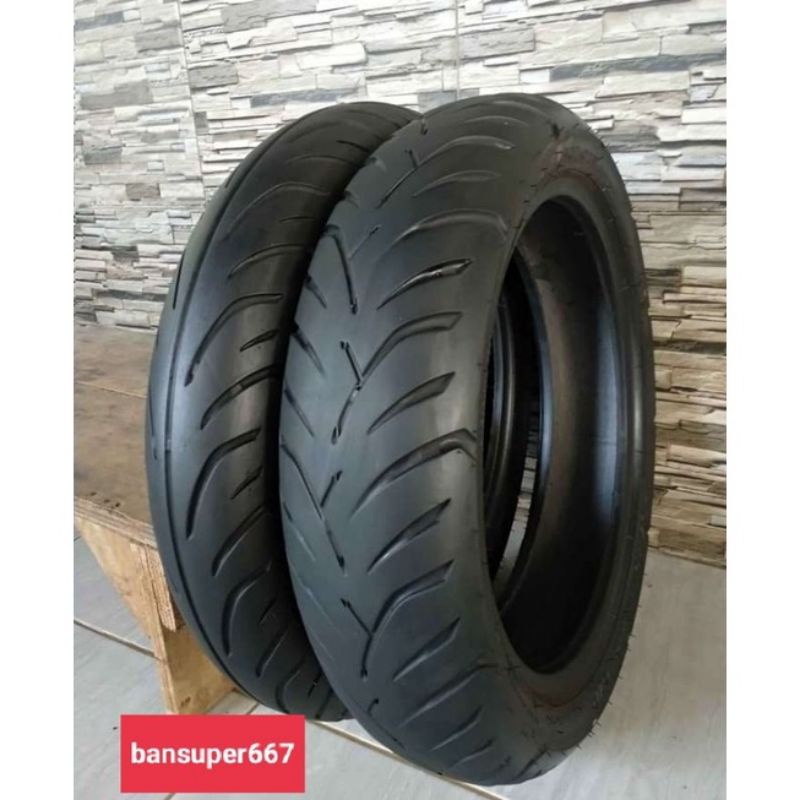 sepasang ban copotan tubeles motor PCX &AEROX UK 100/80&120/70 Ring 14