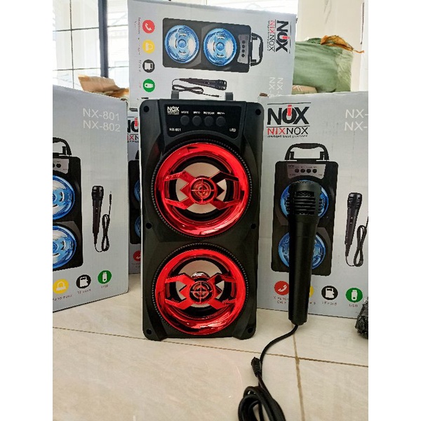 Speaker Bluetooth NIX NOX Free Mic Bisa Karaoke