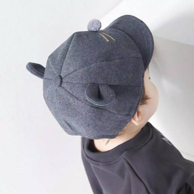 Topi Anak 1 Sampai 3 Tahun Baseball Bahan Lembut Motif Terlucu